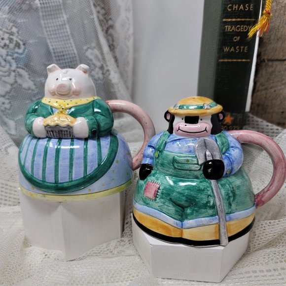 VINTAGE DOWN HOME COLLECTION FOR ROSHCO PIG & COW - Picture 8 of 8